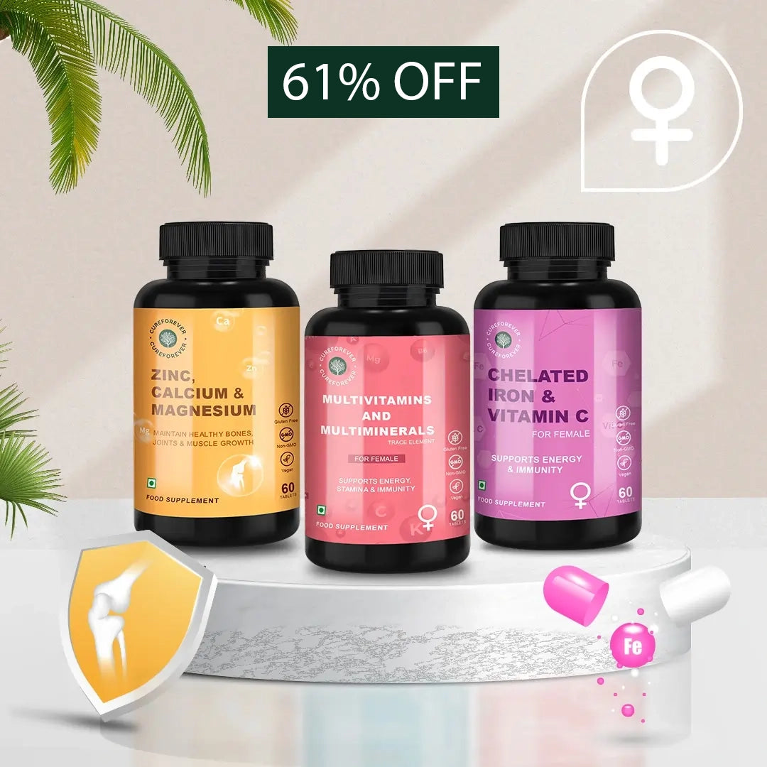 Women's Health
Zinc
Magnesium
Calcium
Multivitamins
Multiminerals
Chelated Iron
Vitamin C