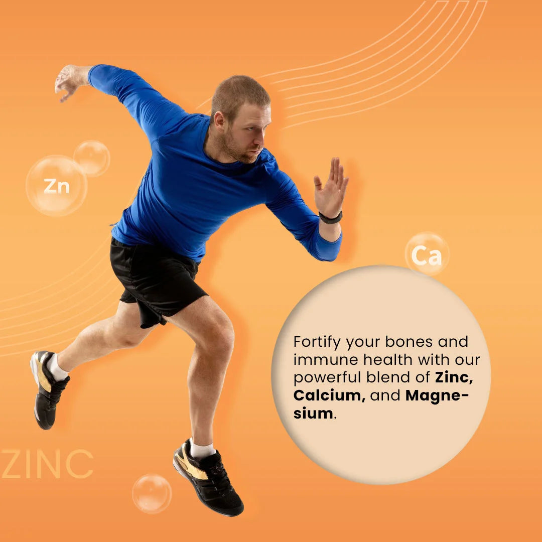 Cureforever best Zinc Calcium Magnesium supplement
Zinc Calcium Magnesium