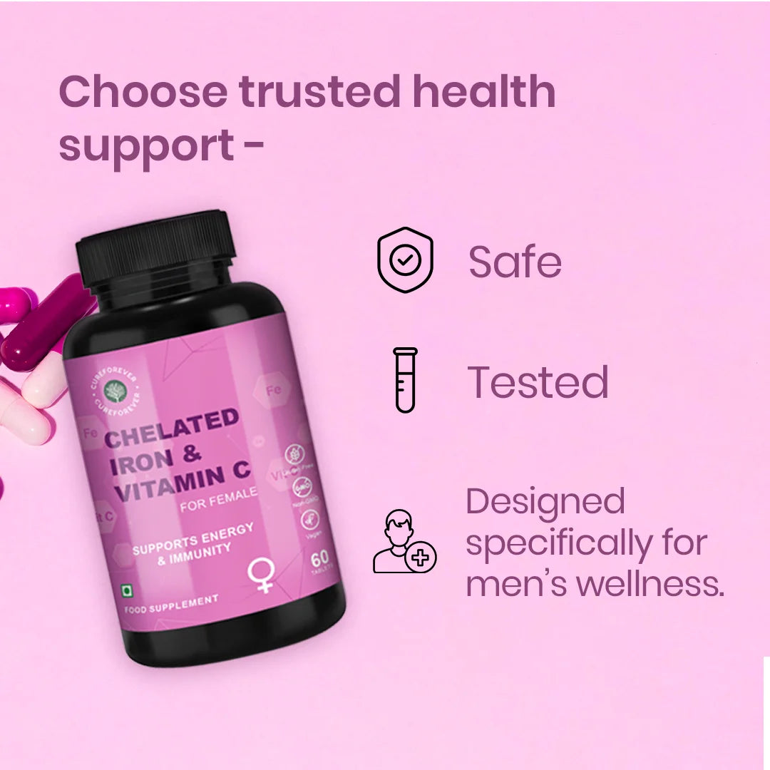 Iron and Vitamin C for female 