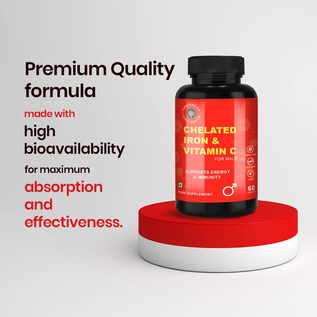 Iron with Vitamin C
Chelated Iron
iron and vitamin C supplement