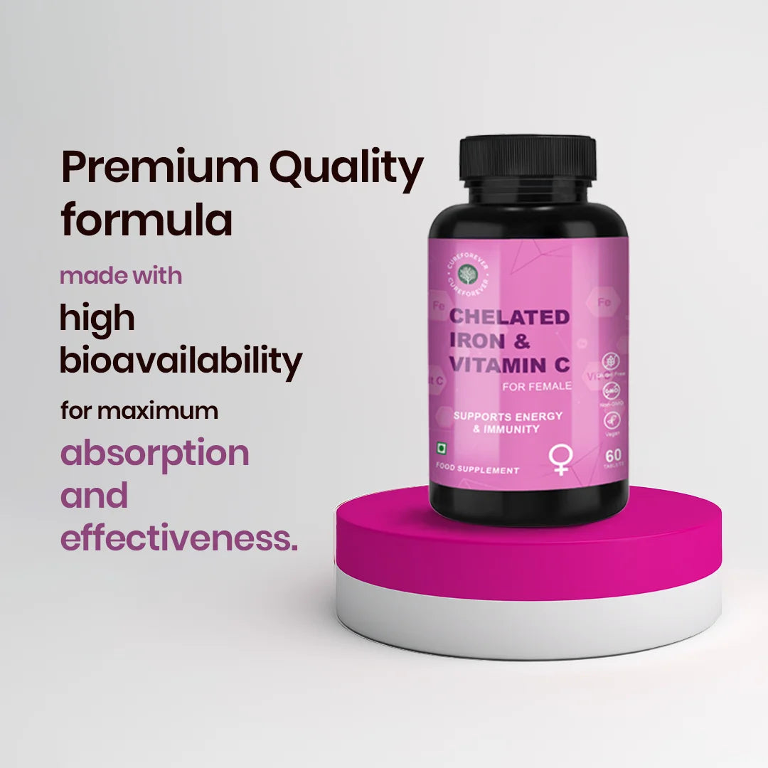 Iron and Vitamin C for female 