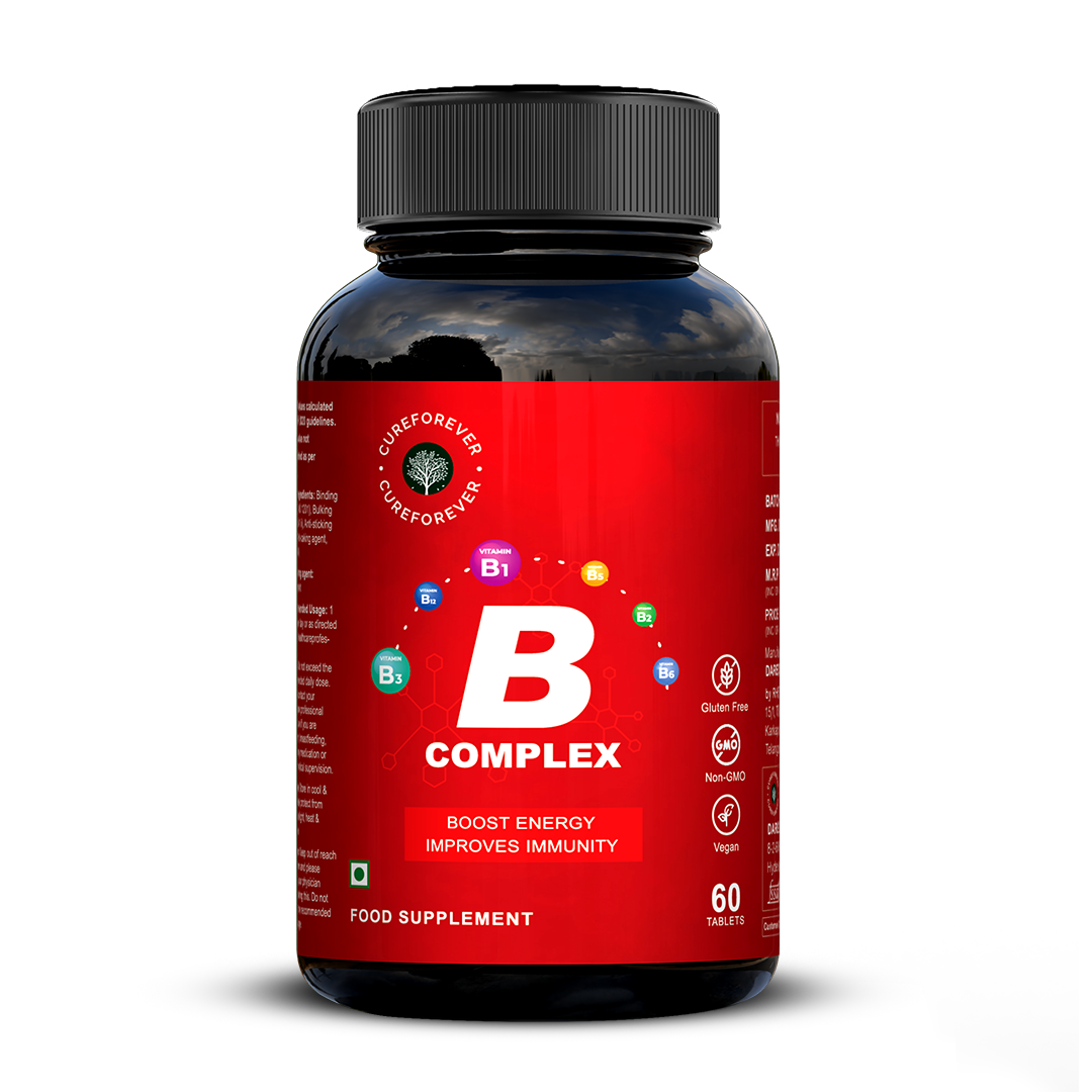 B Complex | The Ultimate Energy & Metabolic Booster CUREFOREVER