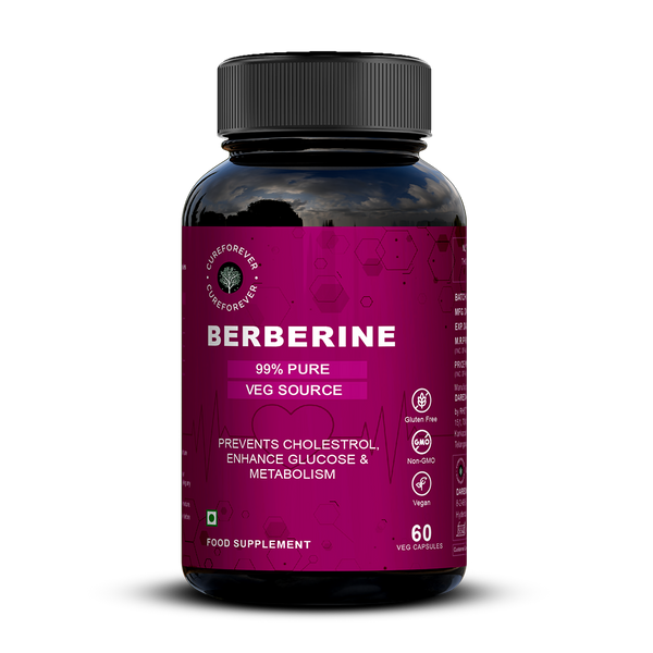 Berberine | 99% Pure | For Blood Sugar Balance & Metabolic Health CUREFOREVER