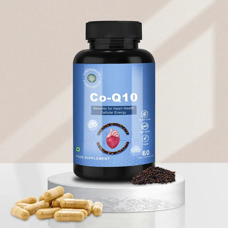 CUREFOREVER - CoQ10 Capsules | Heart Health & Energy Boost