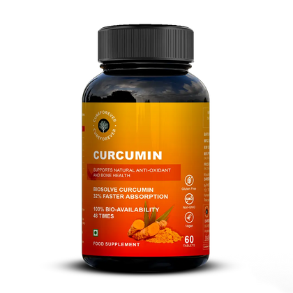 Curcumin | 600mg with BioPerine | 100% Bio-availability | 32% Faster Absorption