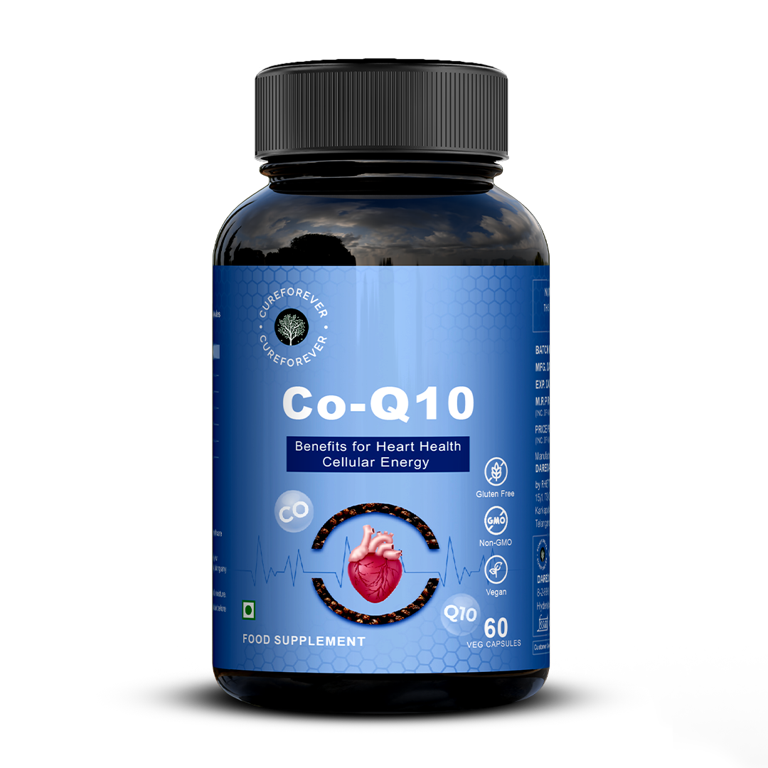CoQ10 Capsules | Heart Health & Energy Boost CUREFOREVER
