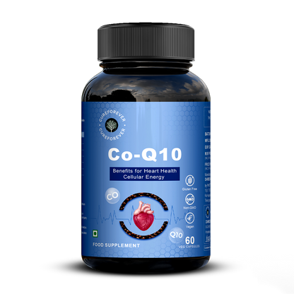 CoQ10 Capsules | Heart Health & Energy Boost CUREFOREVER