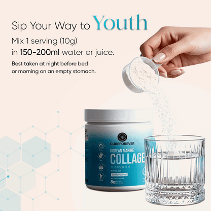 Korean Marine Collagen | Boost Your Skin's Natural Glow CUREFOREVER
