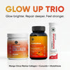 Glow Up Combo - Korean Marine Collagen (Mango Citrus) + Liposomal Glutathione + Curcumin