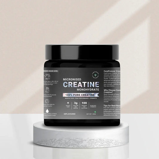 Creatine Monohydrate 300g – 100 Servings Pure Micronised Powder