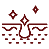 Decorative icon with a stylized duck in water, featuring red and white colors.