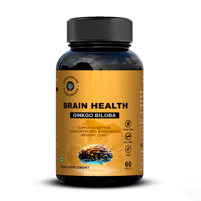 Ginkgo Biloba Tablets | Booster for Brain Health CUREFOREVER