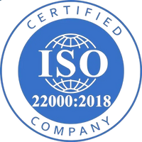 ISO 22000-2018 <br> Certified