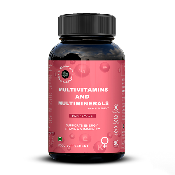 Multivitamins & Multiminerals Tablets | For Women CUREFOREVER