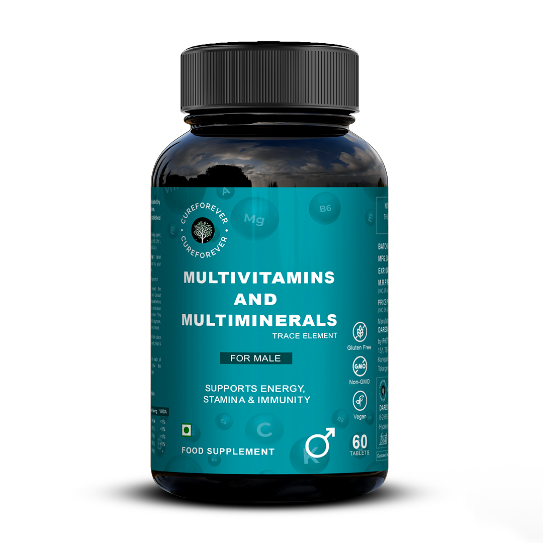 Multivitamins & Multimineral Tablets | For Men CUREFOREVER
