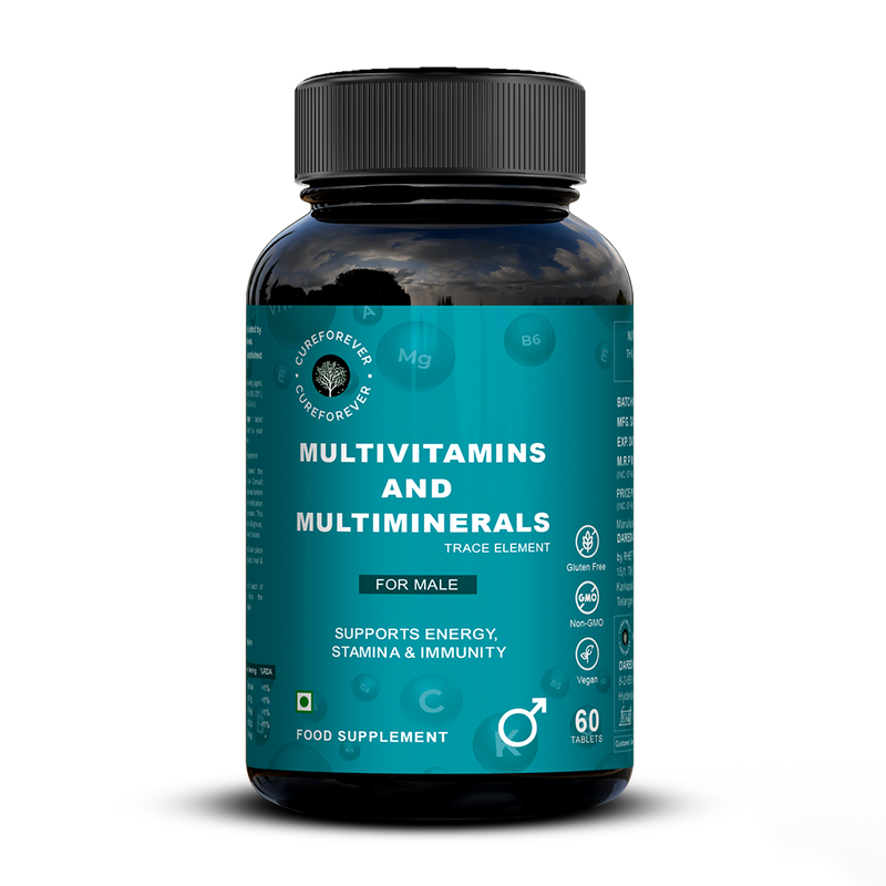 Multivitamins & Multimineral Tablets | For Men CUREFOREVER