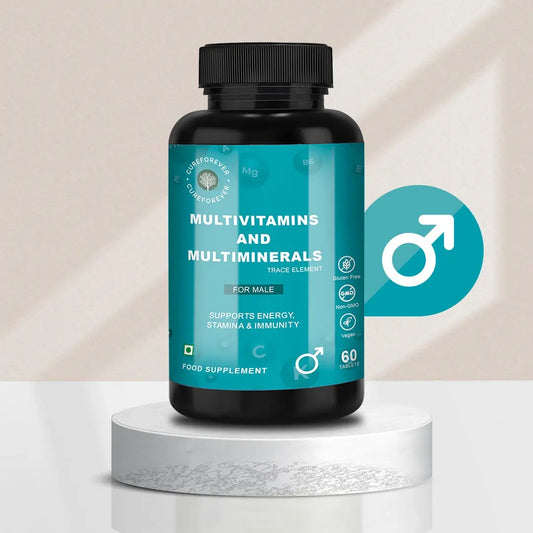 CureForever - Multivitamin, Multi Mineral, and Trace Elements Tablets for Men
