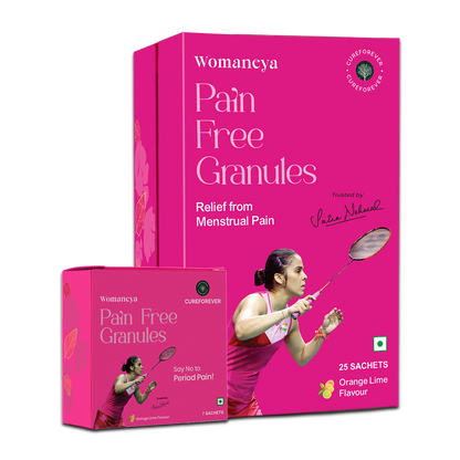 Womaneya Pain Free Granules | Patented Natural Formula CUREFOREVER