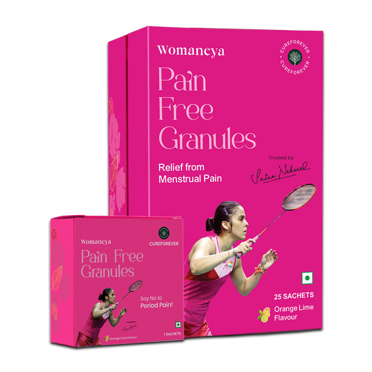 Pain Free Granules by Womaneya | Patented Natural Formula