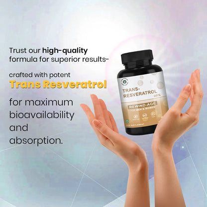 CureForever Trans Resveratrol Capsules – 98% Pure