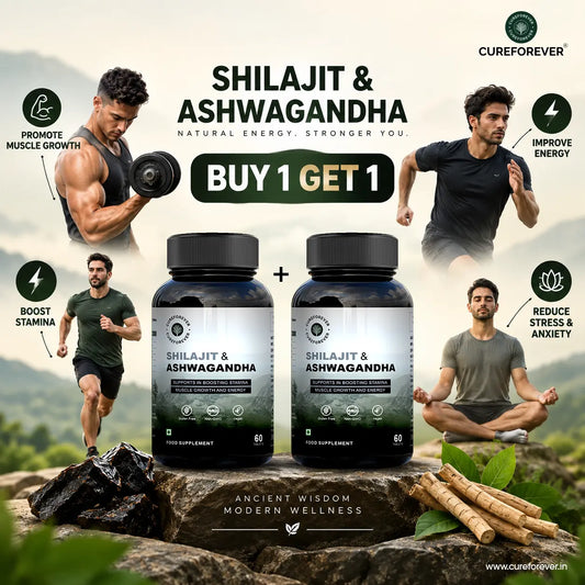 Shilajit + Ashwagandha Tablet | BUY 1 GET 1