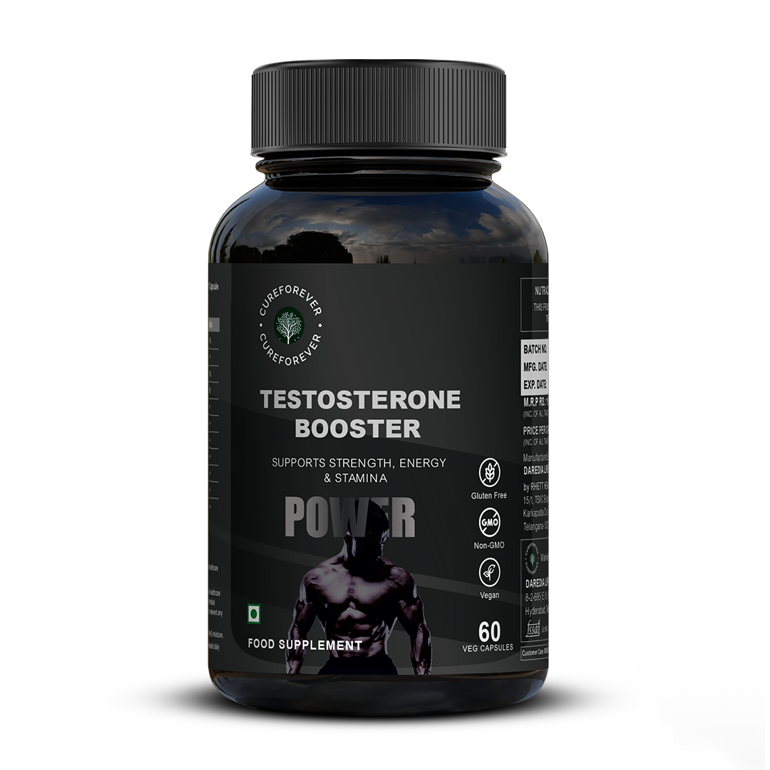 Testosterone Booster | For Strength, Performance & Vitality CUREFOREVER