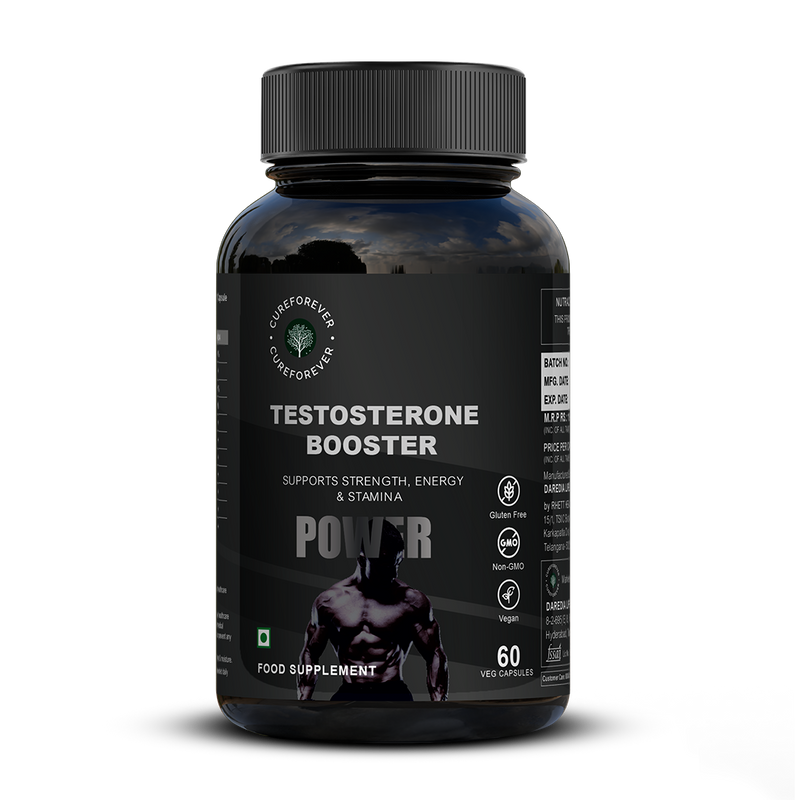 Testosterone Booster | For Strength, Performance & Vitality CUREFOREVER