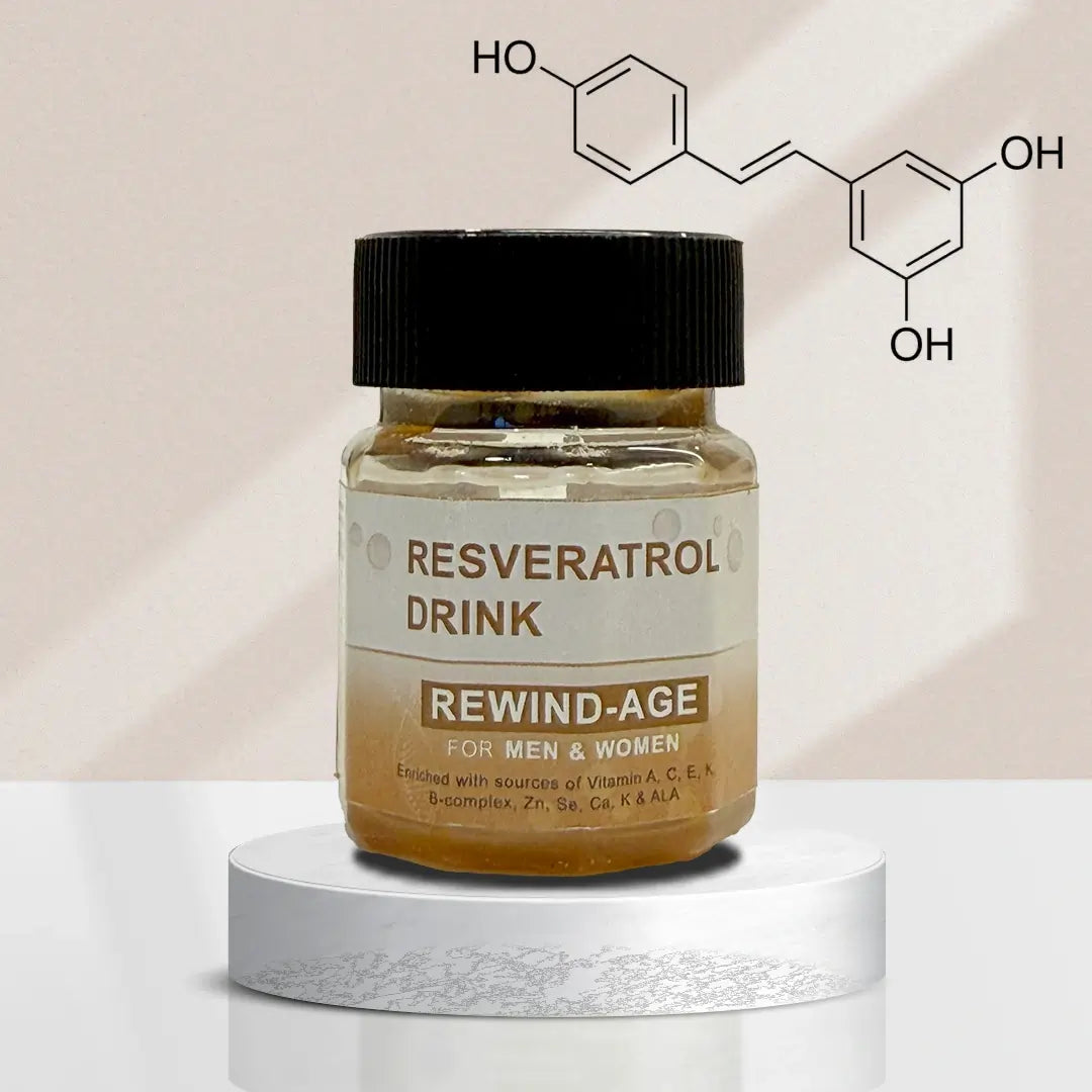 CureForever Resveratrol Drink - 20 Bottle (30ml each) Resveratrol Supplement for Men & Women - Tested Powerful Antioxidant for Anti-Aging