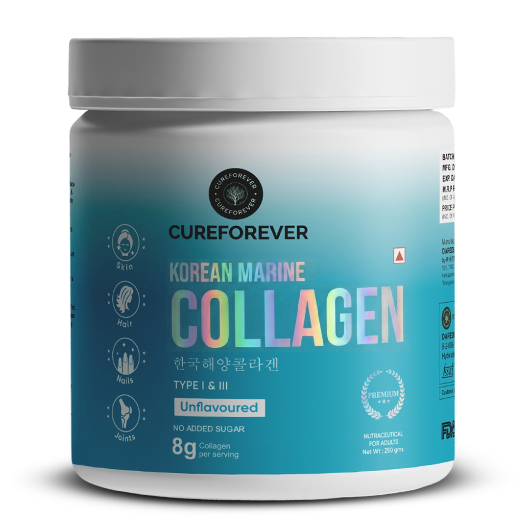 Korean Marine Collagen | Boost Your Skin's Natural Glow CUREFOREVER