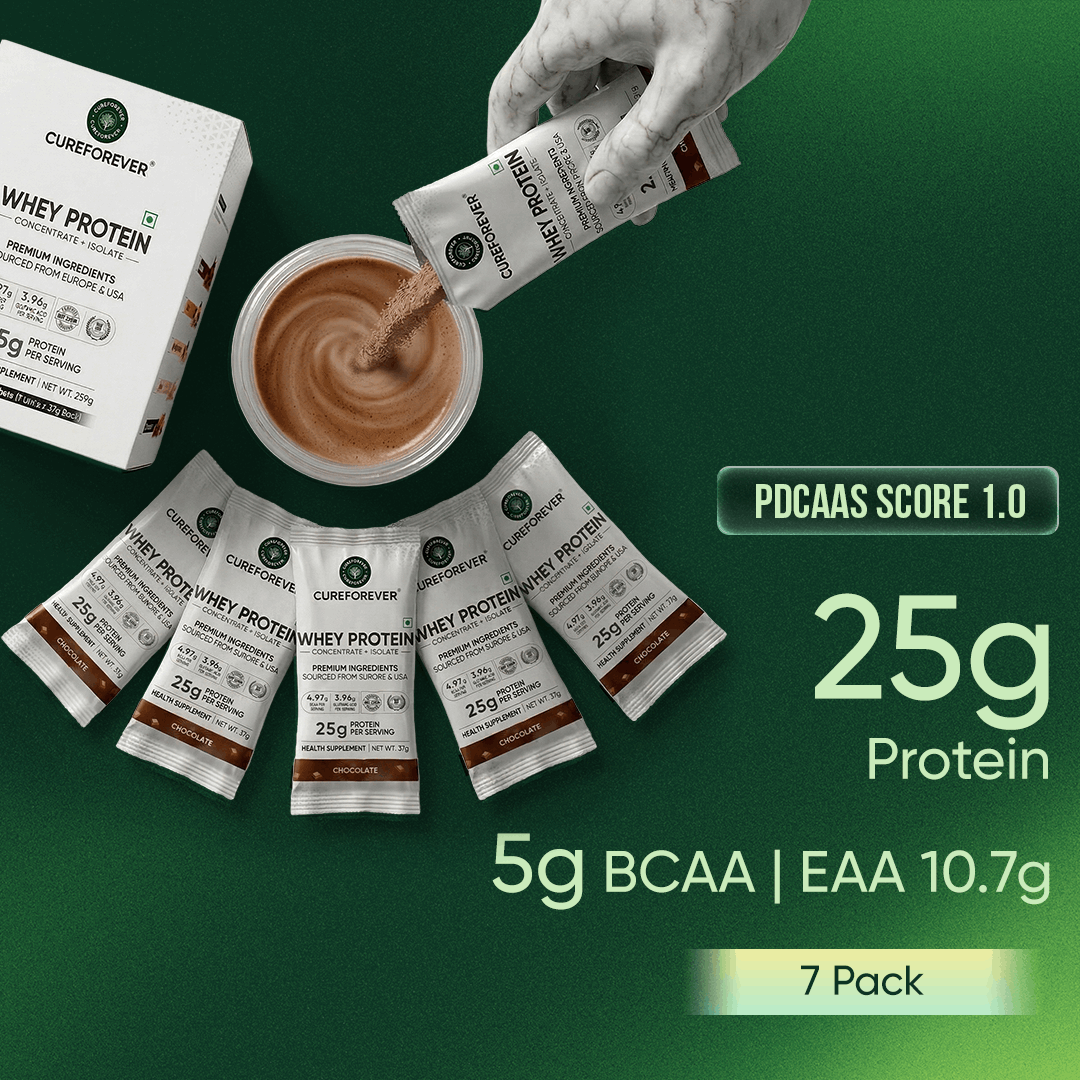 Whey Protein | Concentrate + Isolate - Assorted Pack of 7 - ChocolateFlavour