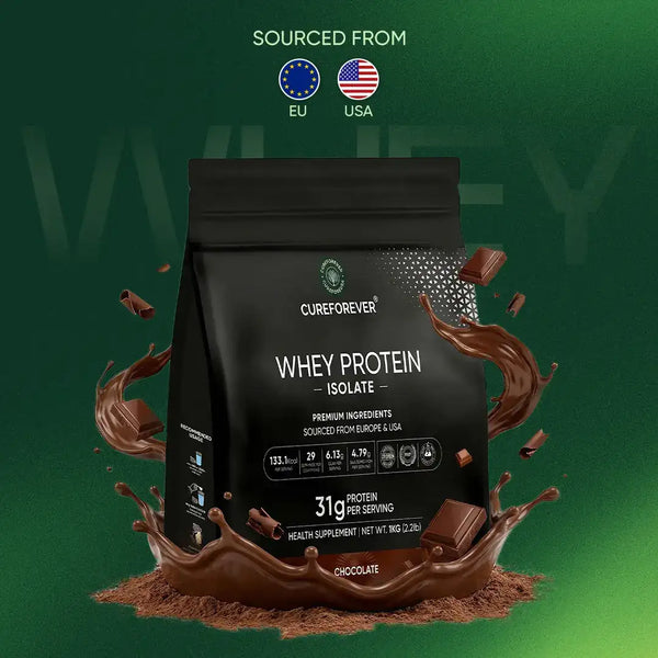 100% Whey Protein Isolate | India’s Highest Quality Protein | 31g Protein | 11g EAA + 6.2g BCAA | PDCAAS Score 1.0 | Chocolate Flavour