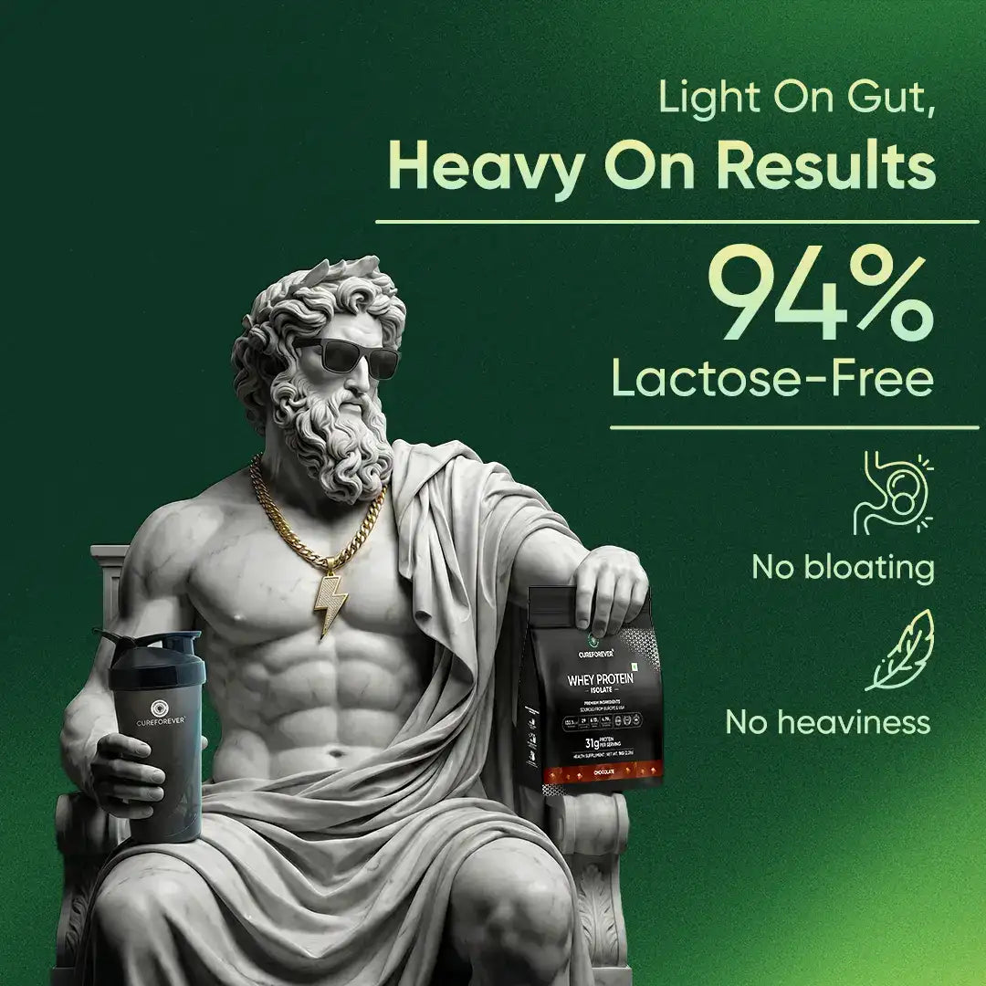 WheyProtein - Isolate (chocolate) - 3 | cureforever.in