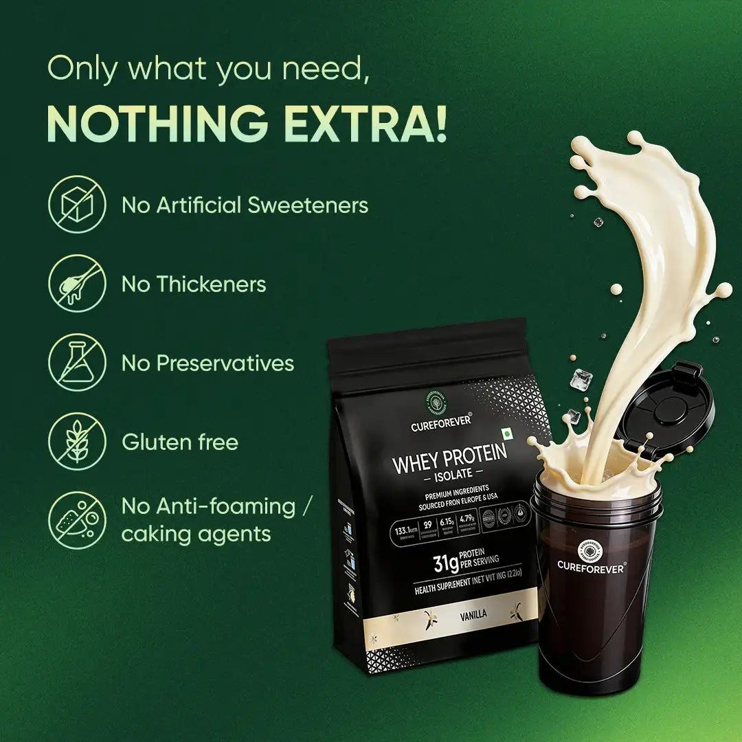 Whey-Protein isolate (Vanilla)-| cureforever.in