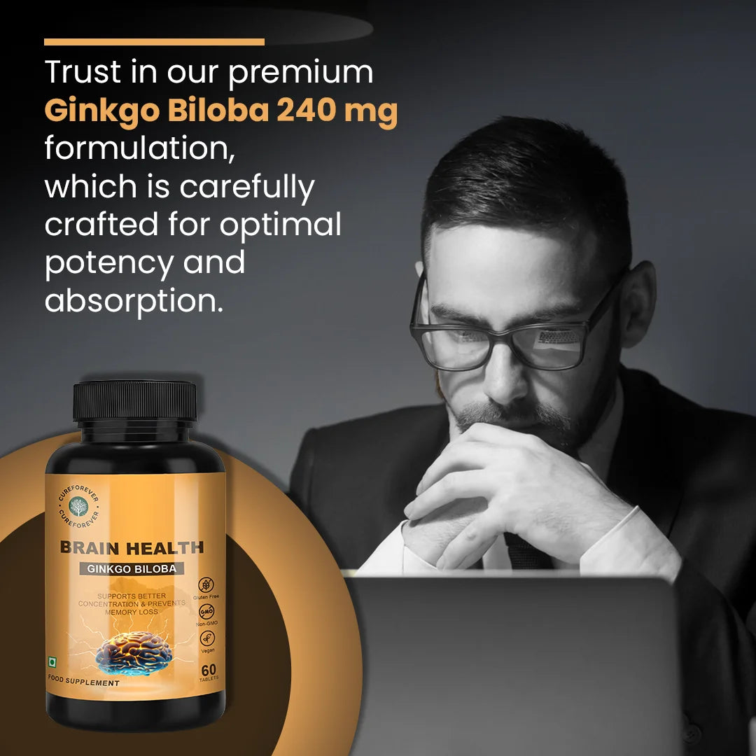 Cureforever Brain health ginkgo biloba tablets
best brain supplements