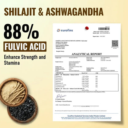 Shilajit and Ashwagandha